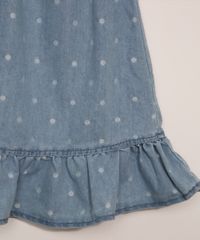 Vestido-Jeans-Infantil-Estampado-Poa-com-Babados-Sem-Manga-Azul-Claro-9963462-Azul_Claro_4