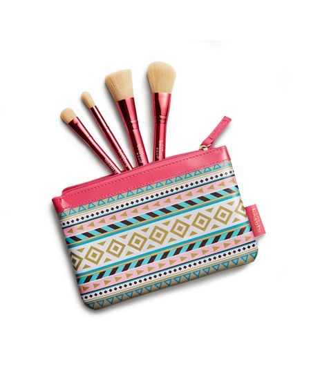 Kit Mini Pincéis Tribal Trend Astek Único Menor preço em Kit Mini Pincéis Tribal Trend Astek Único