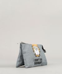 Necessaire-Garfield--I-Don-t-Do-Ordinary--Cinza-Mescla-9008148-Cinza_Mescla_2