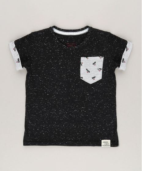 Camiseta-Botone-com-Bolso-Estampado-de--Taxi--Preta-9036793-Preto_1