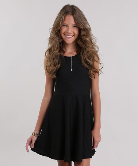 Vestido-Texturizado-Preta-9064143-Preto_1 Vestido-Texturizado-Preta-9064143-Preto_1