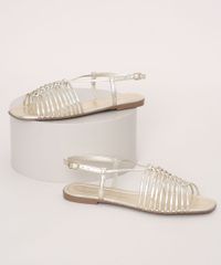 Rasteirinha-Feminina-Oneself-com-Tiras-Dourado-9979044-Dourado_1