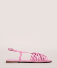 Rasteirinha-Feminina-Oneself-com-Tiras-Rosa-9979046-Rosa_2