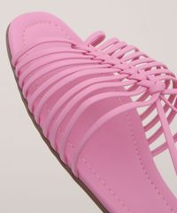 Rasteirinha-Feminina-Oneself-com-Tiras-Rosa-9979046-Rosa_3