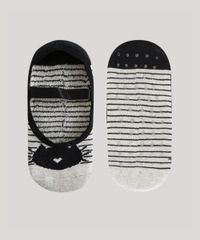 Meia-Feminina-Sapatilha-Gatinho-Listrada-com-Sola-Antiderrapante-Preto-9971629-Preto_1