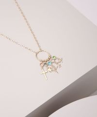 Colar-Feminino-com-Pingentes--fe-e-sorte--Dourado-9975313-Dourado_1