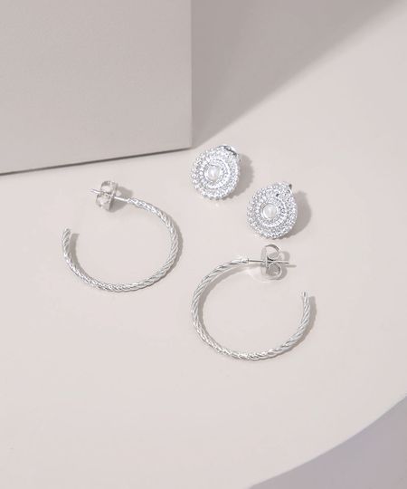 Kit-de-2-Brincos-Feminino--Argola-Texturizada-e-Redondo-com-Perola-Prateado-9975345-Prateado_1 Kit-de-2-Brincos-Feminino--Argola-Texturizada-e-Redondo-com-Perola-Prateado-9975345-Prateado_1