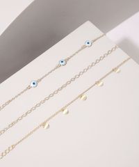 Kit-de-3-Pulseiras-Feminino-Olho-Grego-Medalhas-e-Corrente-Dourado-9976669-Dourado_1