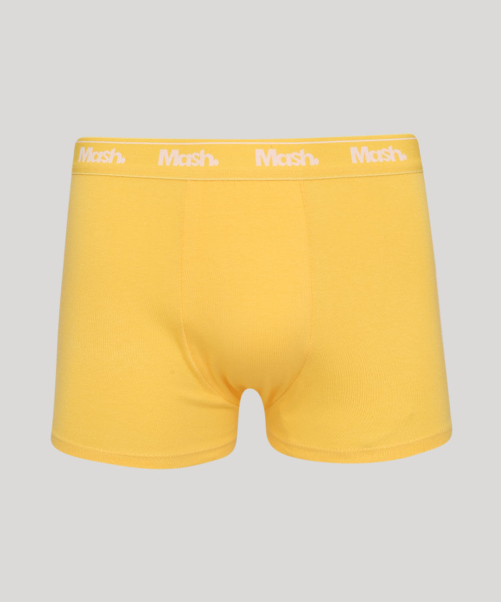 Cueca Masculina Mash " Especial Fim de Ano" Boxer Amarela