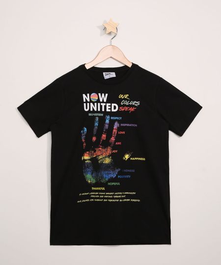 Camiseta-Juvenil-Now-United--Manga-Curta-Gola-Careca-Preta-9967392-Preto_1