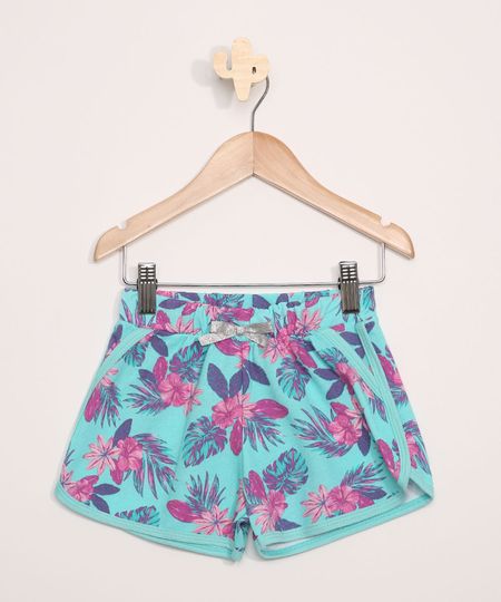 Short-de-Moletinho-Infantil-Running-Estampado-Floral-Verde-Claro-9967698-Verde_Claro_1 Short-de-Moletinho-Infantil-Running-Estampado-Floral-Verde-Claro-9967698-Verde_Claro_1