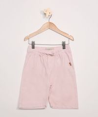 Bermuda-de-Sarja-Infantil-com-Bolsos-Rosa-Claro-9943494-Rosa_Claro_1