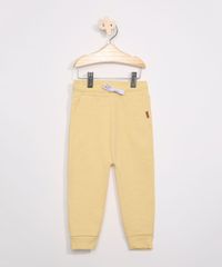 Calca-de-Moletom-Infantil-Saruel-com-Bolsos-Amarela-9964058-Amarelo_1