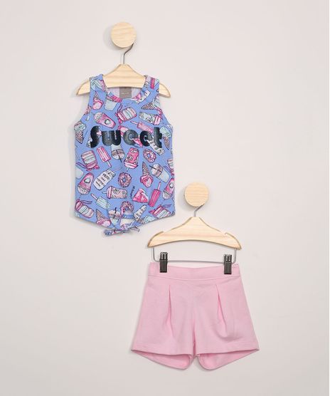 Conjunto-Infantil-Brandili-Regata-Azul--Sweet--Alca-Media---Short-Rosa-9976073-Rosa_1