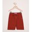 Bermuda-de-Sarja-Infantil-com-Bolsos-Marrom-9943494-Marrom_1