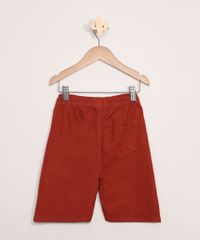 Bermuda-de-Sarja-Infantil-com-Bolsos-Marrom-9943494-Marrom_2