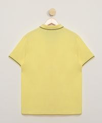Polo-Masculina-Basica-Comfort-em-Piquet-Manga-Curta-com-Bolso-Amarelo-Claro-9536088-Amarelo_Claro_2