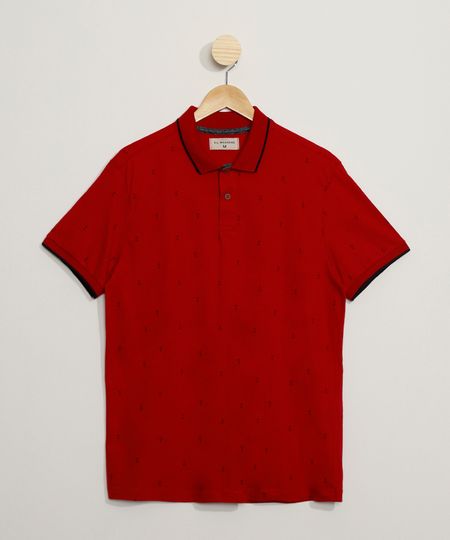 Polo-Masculina-em-Piquet--Estampada-de-Ancoras-Manga-Curta-com-Ziper-Vermelha-9965287-Vermelho_1 Polo-Masculina-em-Piquet--Estampada-de-Ancoras-Manga-Curta-com-Ziper-Vermelha-9965287-Vermelho_1