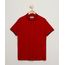 Polo-Masculina-em-Piquet--Estampada-de-Ancoras-Manga-Curta-com-Ziper-Vermelha-9965287-Vermelho_1