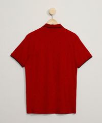 Polo-Masculina-em-Piquet--Estampada-de-Ancoras-Manga-Curta-com-Ziper-Vermelha-9965287-Vermelho_2