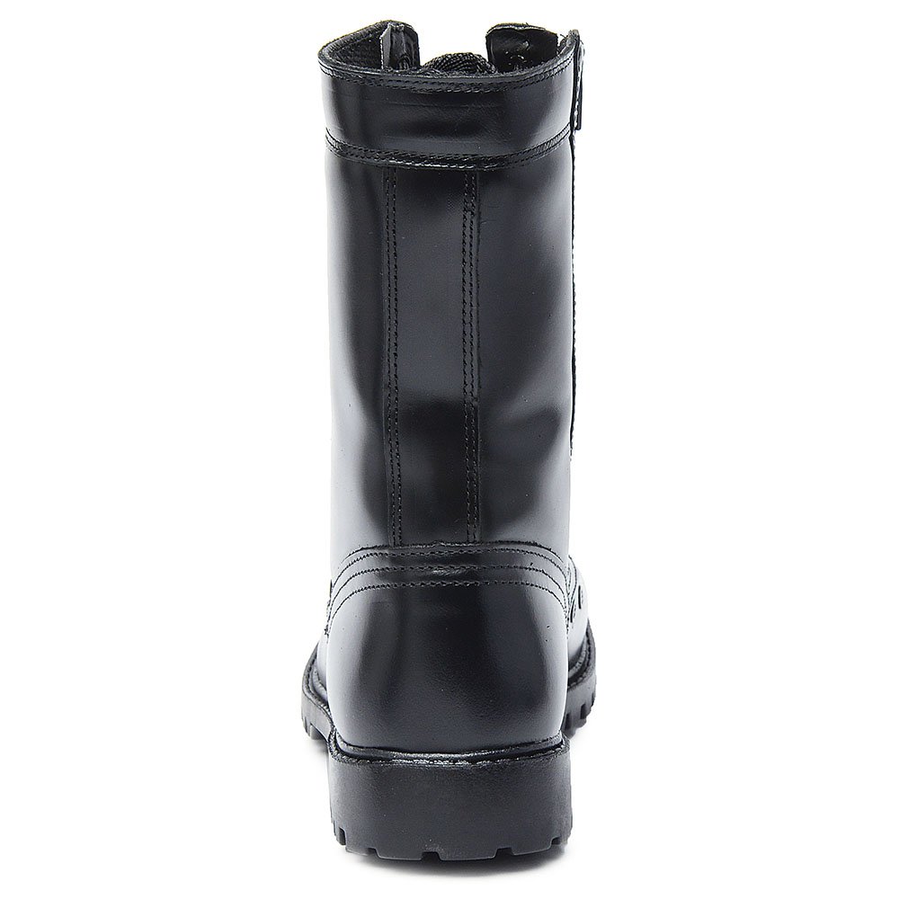 coturno couro masculino militar