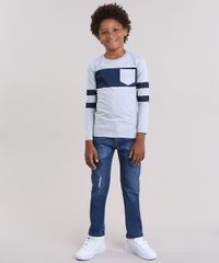 Camiseta-com-Listras-e-Bolso-Cinza-Mescla-9037945-Cinza_Mescla_3
