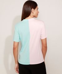 T-Shirt-Feminina-Mindset-Meio-a-Meio-Manga-Curta-Decote-Redondo-Multicor-9978727-Multicor_2