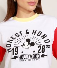 T-Shirt-Feminina-Mindset-Mickey-Manga-Curta-Decote-Redondo-Off-White-9981447-Off_White_2