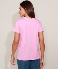 T-Shirt-Feminina-Mindset--Exhausted--Manga-Curta-Decote-Redondo-Rosa-9978732-Rosa_4