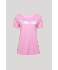 T-Shirt-Feminina-Mindset--Exhausted--Manga-Curta-Decote-Redondo-Rosa-9978732-Rosa_6