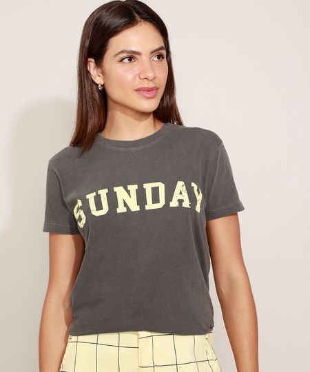 T-Shirt-Feminina-Mindset--Sunday--Manga-Curta-Decote-Redondo-Cinza-9978726-Cinza_1 T-Shirt-Feminina-Mindset--Sunday--Manga-Curta-Decote-Redondo-Cinza-9978726-Cinza_1