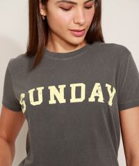 T-Shirt-Feminina-Mindset--Sunday--Manga-Curta-Decote-Redondo-Cinza-9978726-Cinza_2