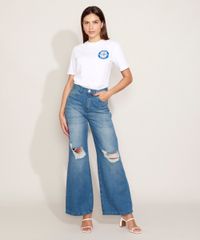 T-Shirt-Feminina-Mindset-Pato-Donald-Manga-Curta-Decote-Redondo-Branca-9978731-Branco_3