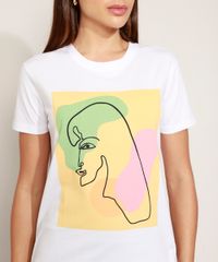 T-Shirt-Feminina-Mindset-Rosto-Manga-Curta-Decote-Redondo-Branca-9978721-Branco_5