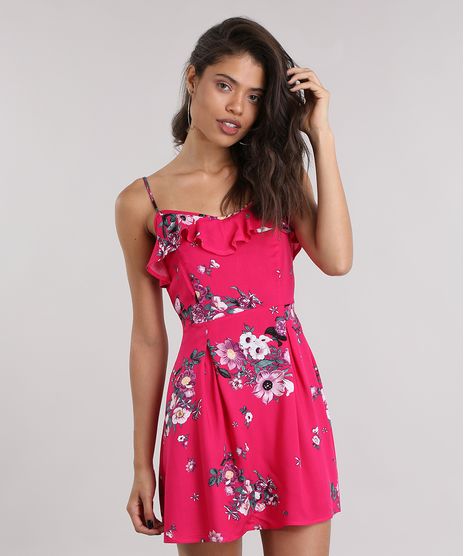 Vestido-Estampado-Floral-com-Babado-Pink-8850438-Pink_1