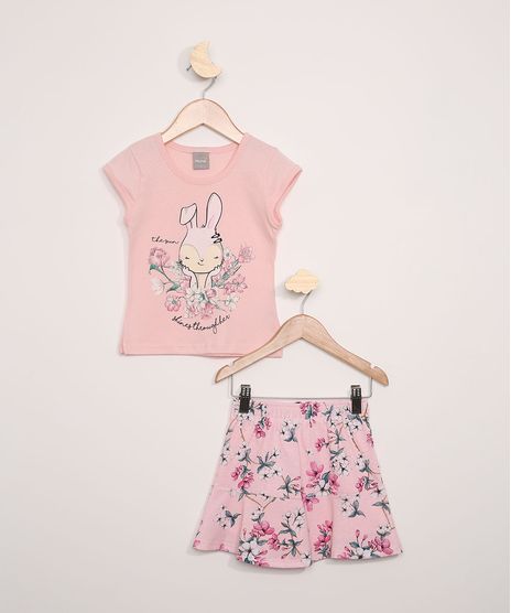 Conjunto-Infantil-Brandili-Mundi-Blusa-Manga-Curta-Rosa---Short-Saia-Estampado-Floral-Rosa-9975611-Rosa_1