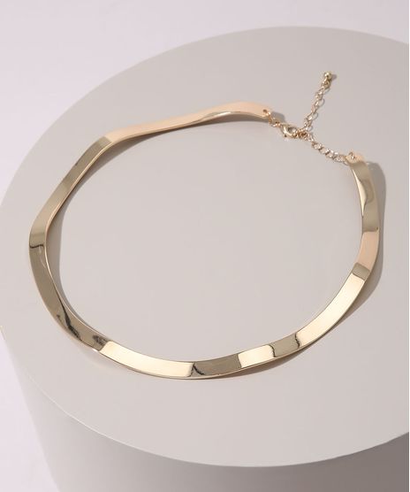 Colar-Feminino-Choker-Ondulado-Dourado-9962258-Dourado_1