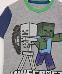Pijama-Infantil-Minecraft-Manga-Curta-Raglan--Cinza-Mescla-9966404-Cinza_Mescla_2
