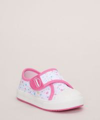 Tenis-Infantil-Pimpolho-Estampado-de-Poa-com-Velcro-Branco-9973824-Branco_3