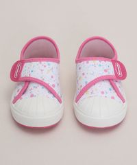 Tenis-Infantil-Pimpolho-Estampado-de-Poa-com-Velcro-Branco-9973824-Branco_5