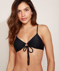 Biquini-Top-Triangulo-Texturizado-de-Amarrar-com-Bojo-Removivel-Protecao-UV50--Preto-9966523-Preto_1