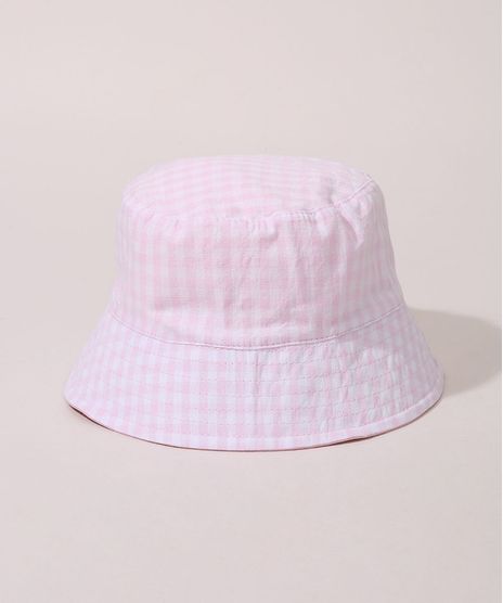 Chapeu-Bucket-Hat-Dupla-Face-Estampado-Vichy-Multicor-9968583-Multicor_1