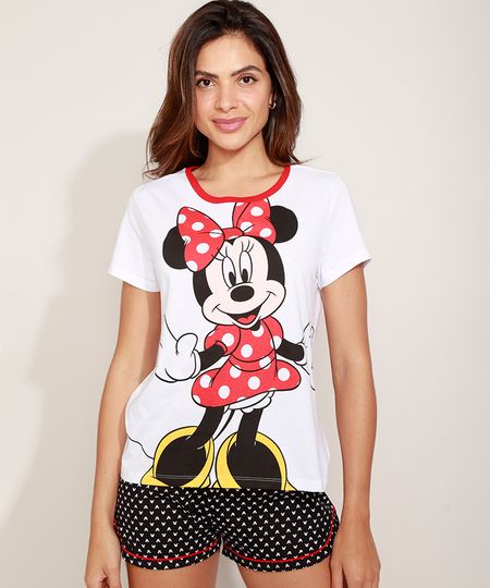 Pijama-Feminino-Minnie-Manga-Curta-Branco-9968035-Branco_1 Pijama-Feminino-Minnie-Manga-Curta-Branco-9968035-Branco_1