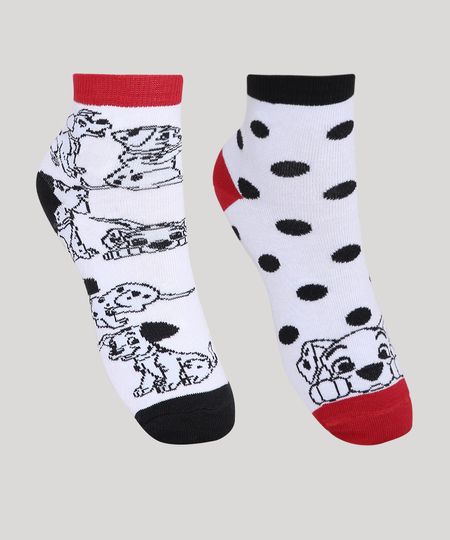 Kit-de-2-Meias-Femininas-Cano-Medio-101-Dalmatas-Branco-9971620-Branco_1 Kit-de-2-Meias-Femininas-Cano-Medio-101-Dalmatas-Branco-9971620-Branco_1