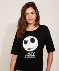 Pijama-Feminino-O-Estranho-Mundo-de-Jack-Manga-Curta-Preto-9972302-Preto_6