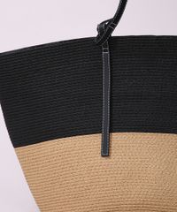 Bolsa-Feminina-de-Palha-Grande-Bicolor-Preta-9961407-Preto_5