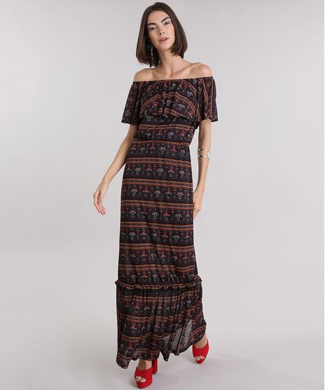 Vestido-Longo-Ombro-a-Ombro-Estampado-Floral-Preto-8968704-Preto_1