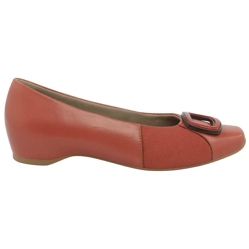 sapatilha usaflex com salto embutido