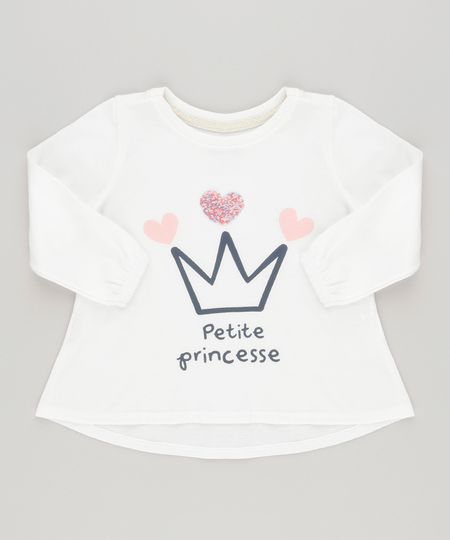 Blusa--Petite-Princesse--em-Algodao---Sustentavel-Off-White-9030146-Off_White_1