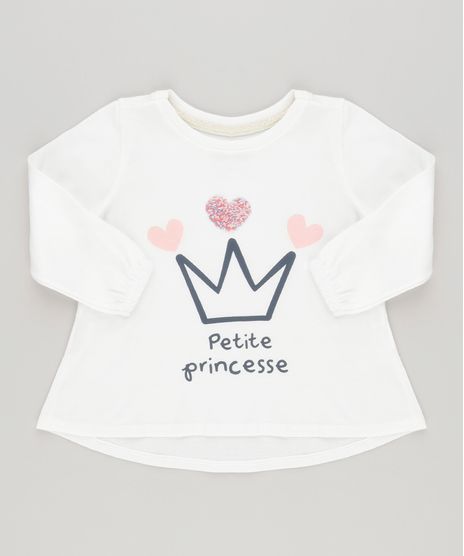Blusa--Petite-Princesse--em-Algodao---Sustentavel-Off-White-9030146-Off_White_1